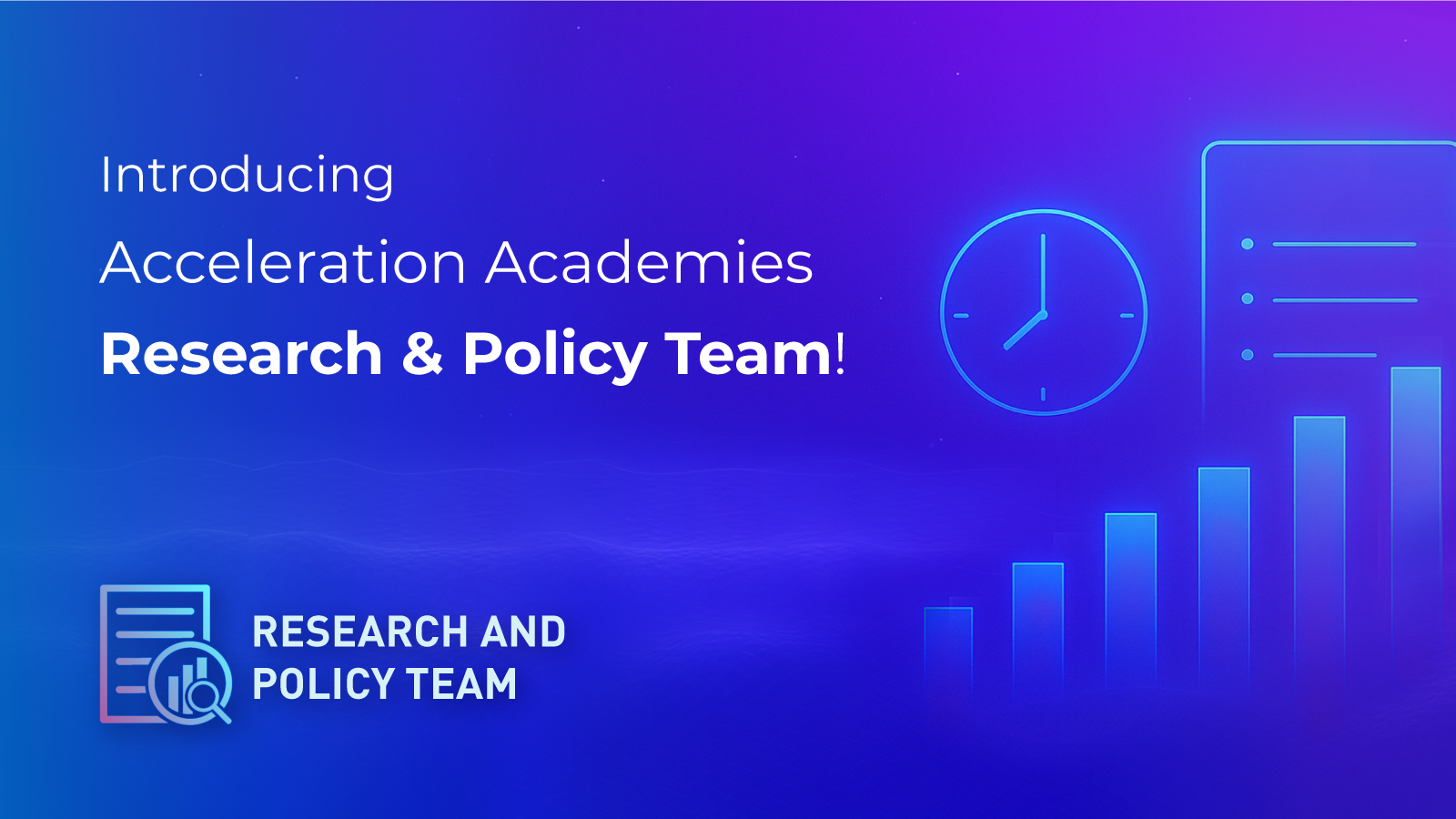 Acceleration Academies' Research & Policy Team
